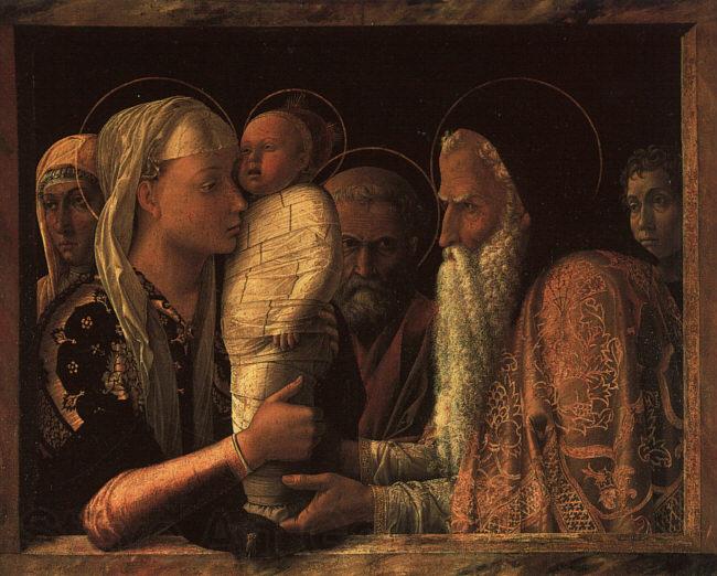Andrea Mantegna Presentation at the Temple Spain oil painting art